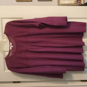 Size 2x Maroon Sonoma top